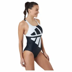 adidas 3 Bars Suit Black/white* Simning|Badkläder