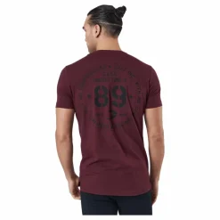 GASP 89 Classic Tap Tee Maroon* T-Shirts|Träning