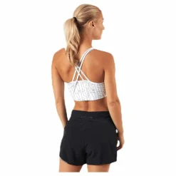 2XU Active Longline MedImpact Crop White* Sport-Bh:Ar|Träning