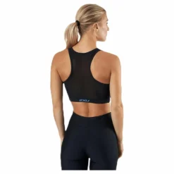 2XU Active Medium Impact Crop Black* Sport-Bh:Ar|Träning
