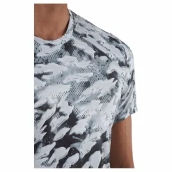 adidas Fast Graphic Tee Primeblue Men Grey One / White* T-Shirts|Löpning