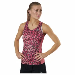 adidas Fast Primeblue Tank Graphic Women Hazy Rose / Multicolor* Linnen|Löpning
