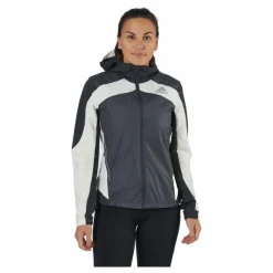 adidas Marathon Jacket Ocean P.Blue Women Grey Six / Wonder White* Löpning|Jackor