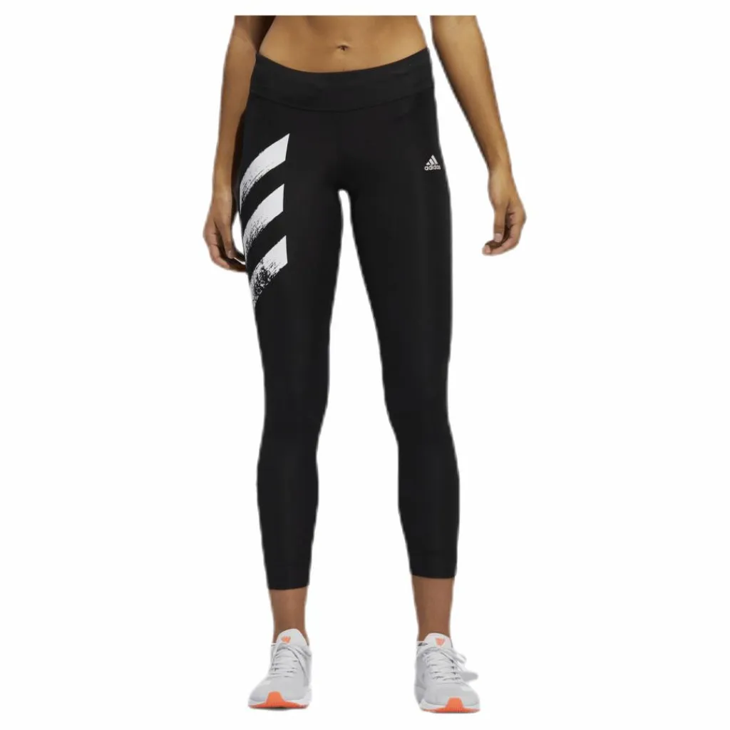 adidas Own The Run Tight Pb 3 Stripes Women Black* Löpning|Tights