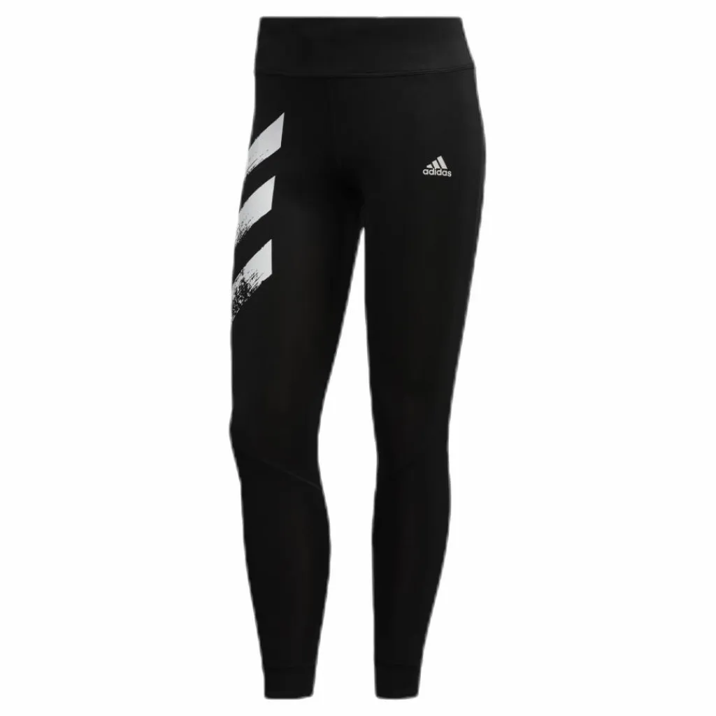adidas Own The Run Tight Pb 3 Stripes Women Black* Löpning|Tights