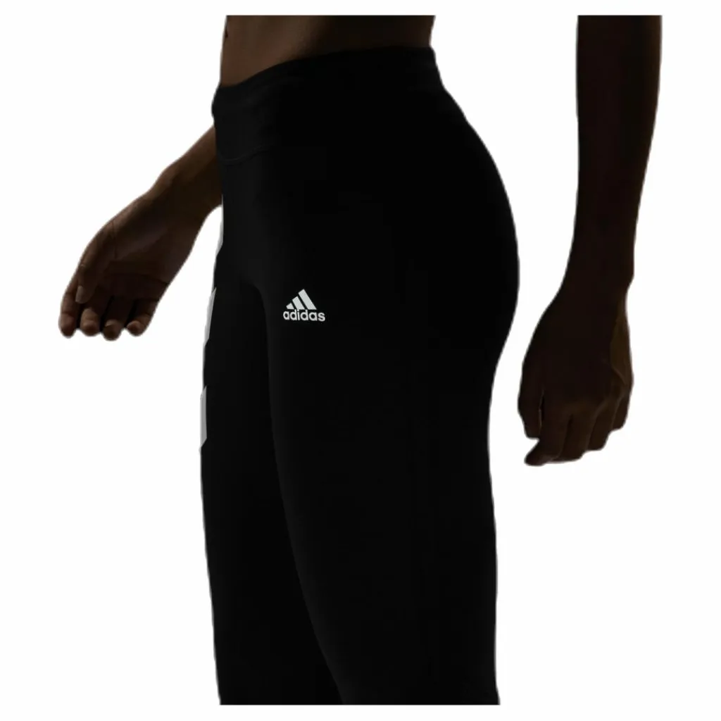adidas Own The Run Tight Pb 3 Stripes Women Black* Löpning|Tights