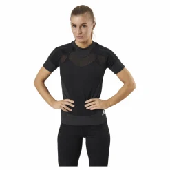 adidas Primeknit Tee W Black / Dgh Solid Grey* T-Shirts|Löpning