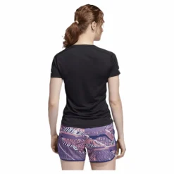 adidas Run 3 Stripes Tee Women Black* Löpning|T-Shirts