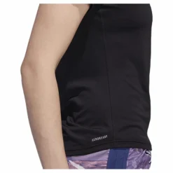 adidas Run 3 Stripes Tee Women Black* Löpning|T-Shirts