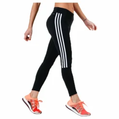 adidas Run It Tight 7/8 3 Stripe Women Black / White* Tights|Löpning