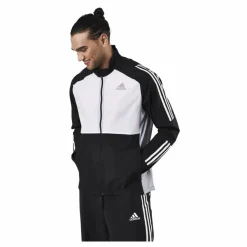 adidas Track Jacket M Black / White / Halo Silver* Jackor|Löpning