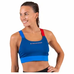 Tommy Hilfiger Sport Adjustable Bra Blue* Sport-Bh:Ar|Träning