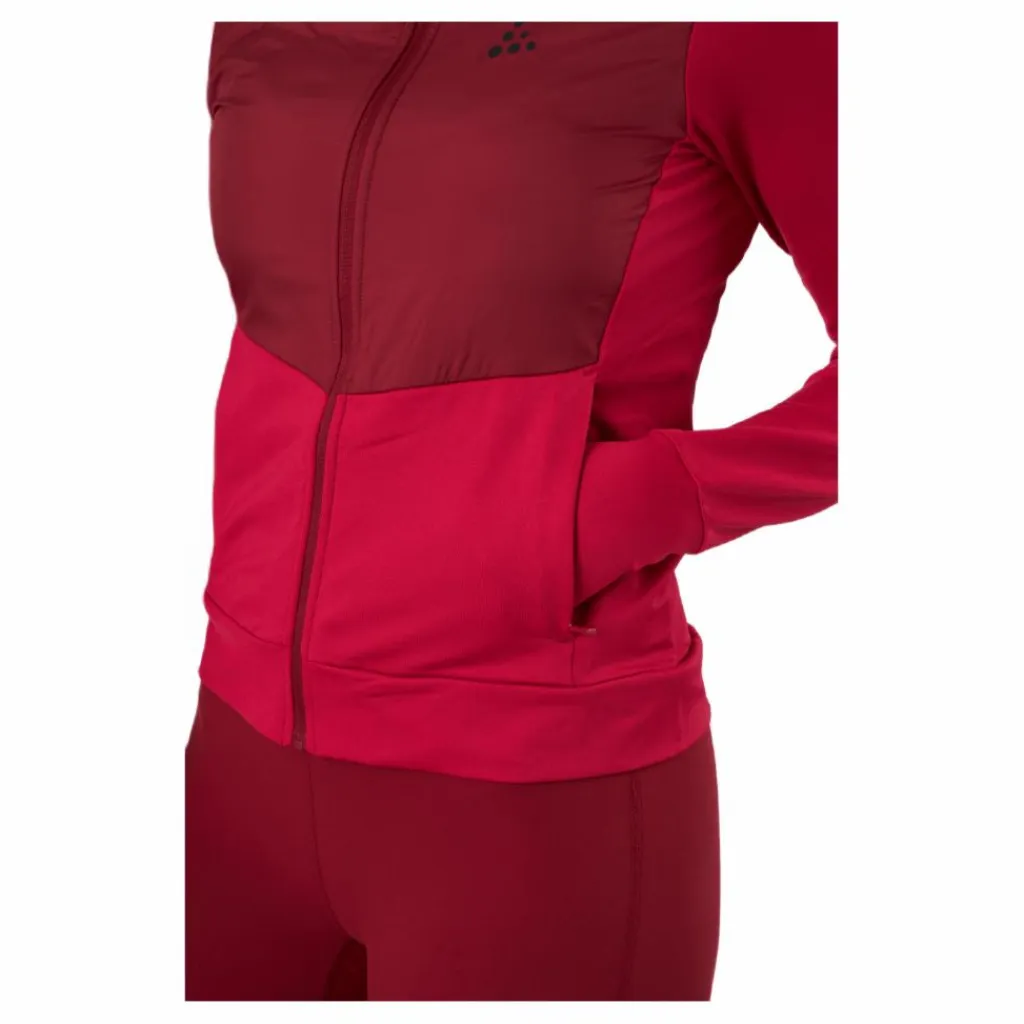 Craft Adv Charge Jersey Hood Jacket Rhubarb-machine* Jackor|Träning