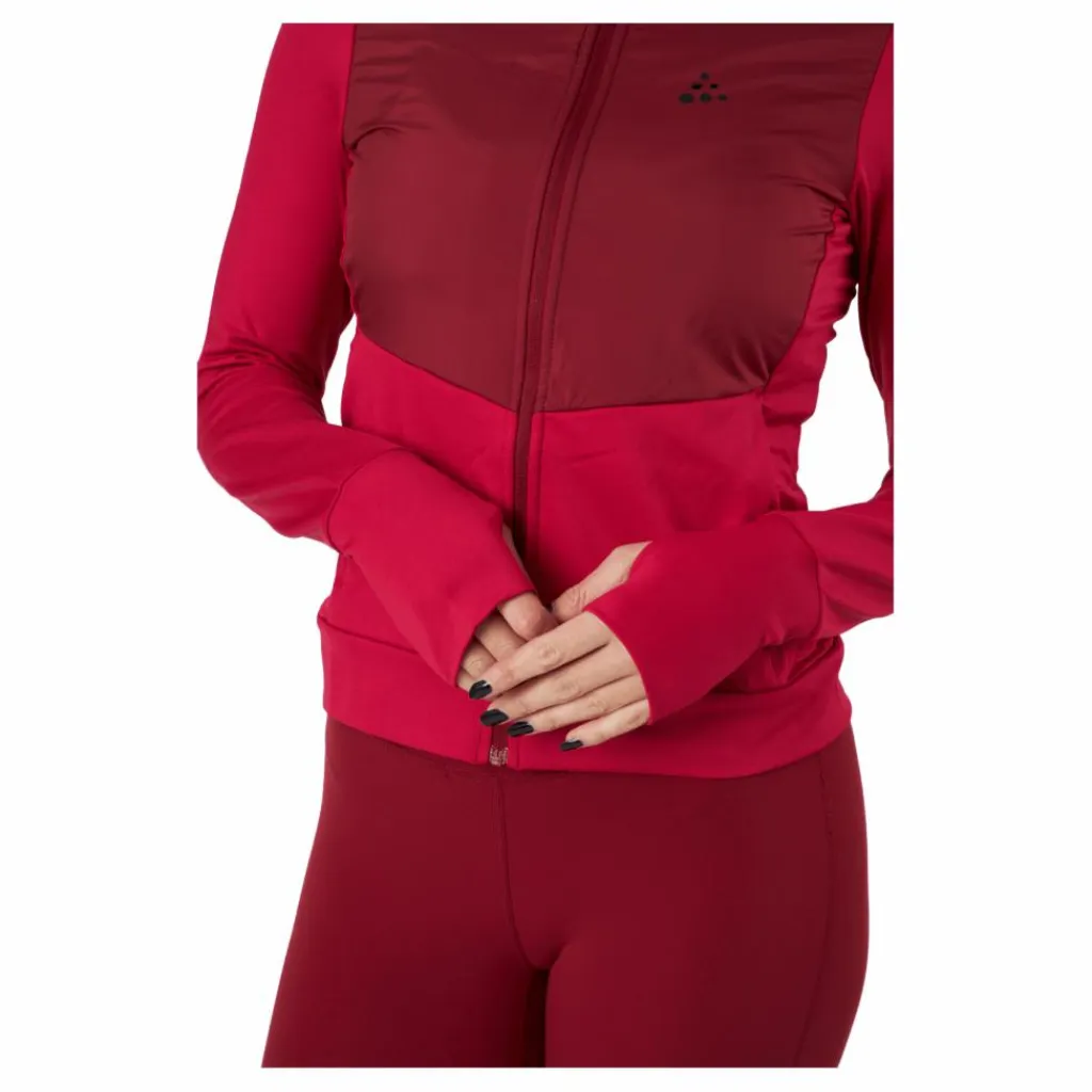 Craft Adv Charge Jersey Hood Jacket Rhubarb-machine* Jackor|Träning