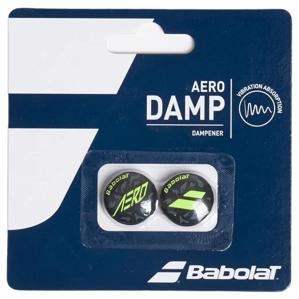 Babolat Aero Damp X2 Black Yellow* Racketsporter|Träningsutrustning