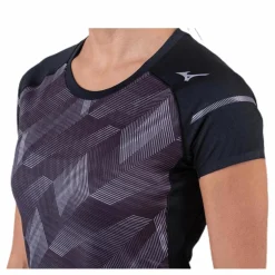 Mizuno Aero Tee Black/Grey* T-Shirts|Löpning