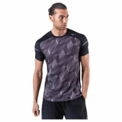 Mizuno Aero Tee Black/Grey* T-Shirts|Löpning