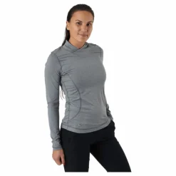 Daily Sports Agnes Ls Mock Neck Granite* Golf|Tröjor