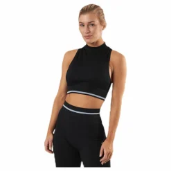 Only Play Aila Circular Sports Top Black* Linnen|Träning