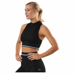 Only Play Aila Circular Sports Top Black* Linnen|Träning