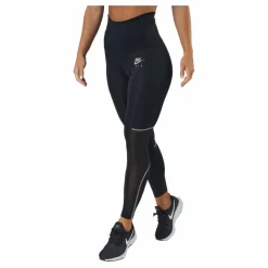 Nike Air Dri-fit Women's 7/8-length Black/white/reflective Silv* Löpning|Tights