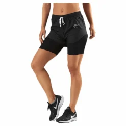 Nike Air 2in1 Short White/Black* Shorts|Löpning