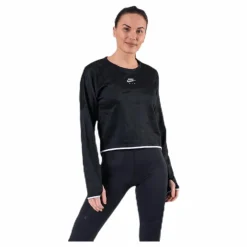 Nike Air Midlayer Crew Black* Tröjor|Löpning