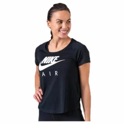 Nike Air SS Mesh Top White/Black* T-Shirts|Löpning