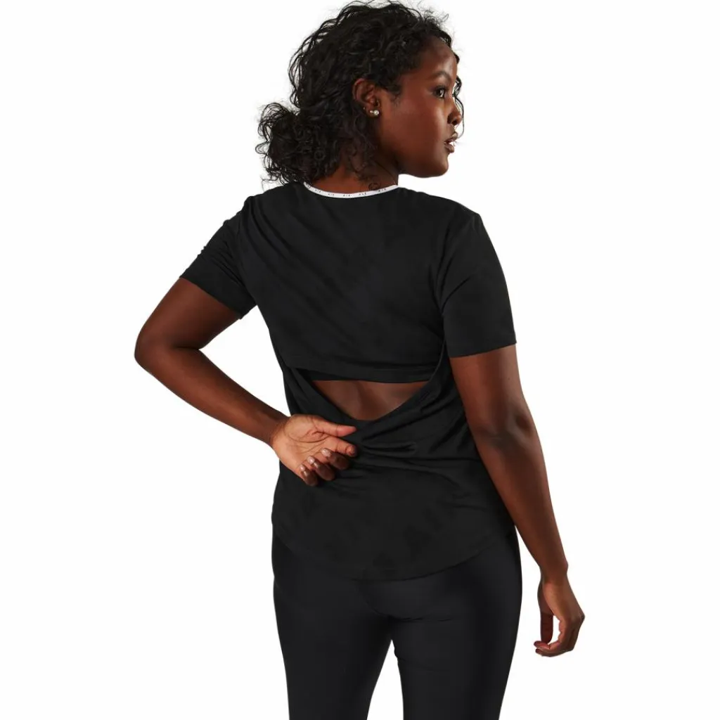 Nike Air Top SS Black/Silver* Löpning|T-Shirts