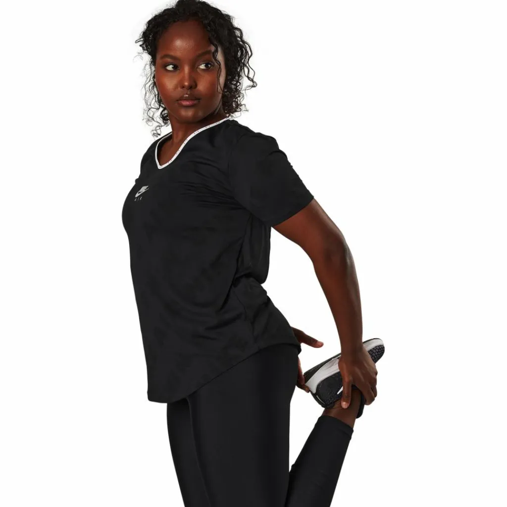 Nike Air Top SS Black/Silver* Löpning|T-Shirts