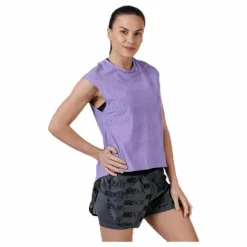 Nike Air Top SS Purple* T-Shirts|Löpning