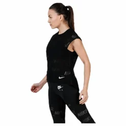 Nike Air Top SS White/Black* Löpning|T-Shirts