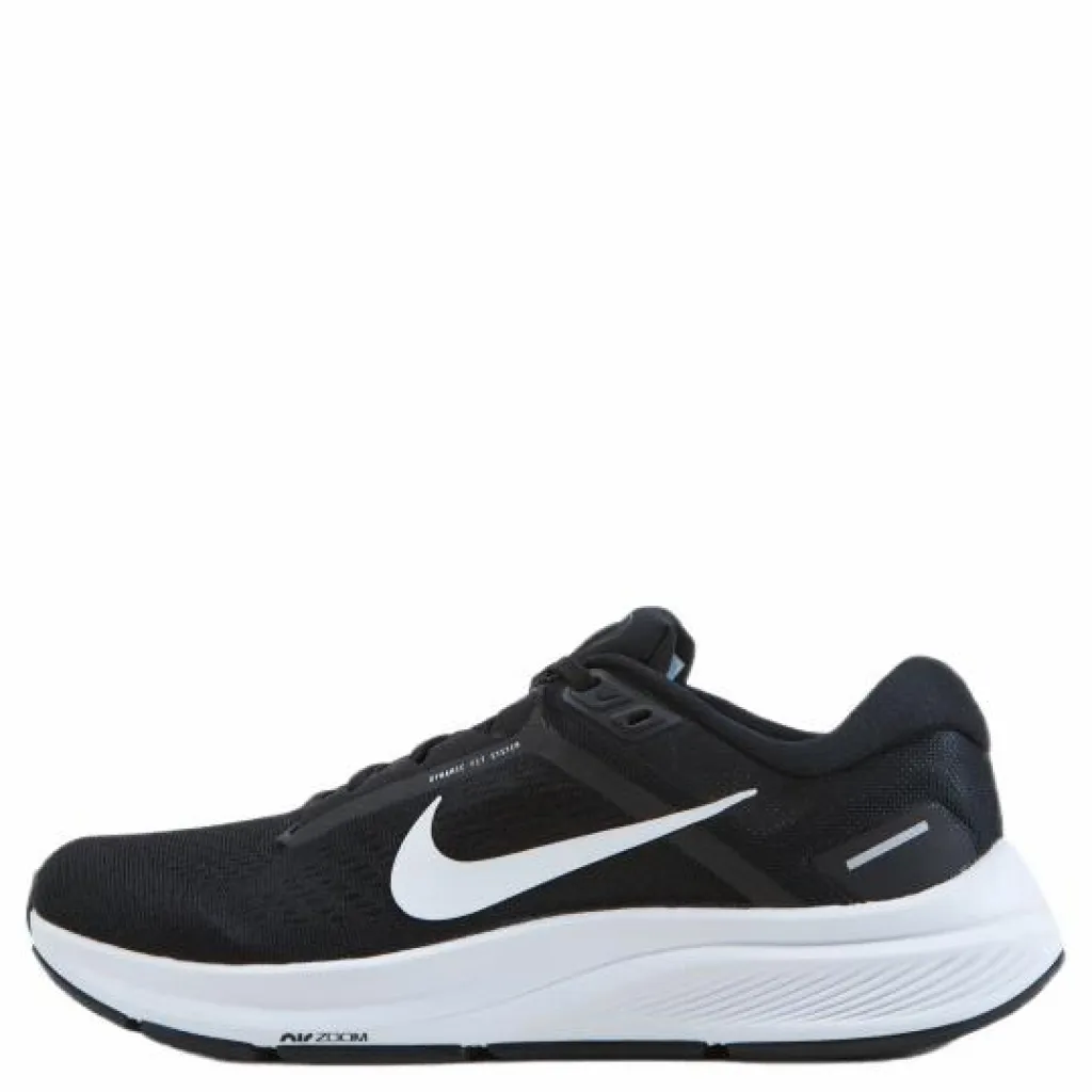 Nike Air Zoom Structure 24 Women's Road Running Shoes BLACK/WHITE* Löpning|Löparskor