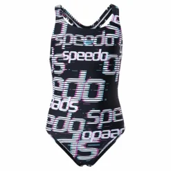 Speedo Allover Medalist White/Black*Barn Simning|Badkläder