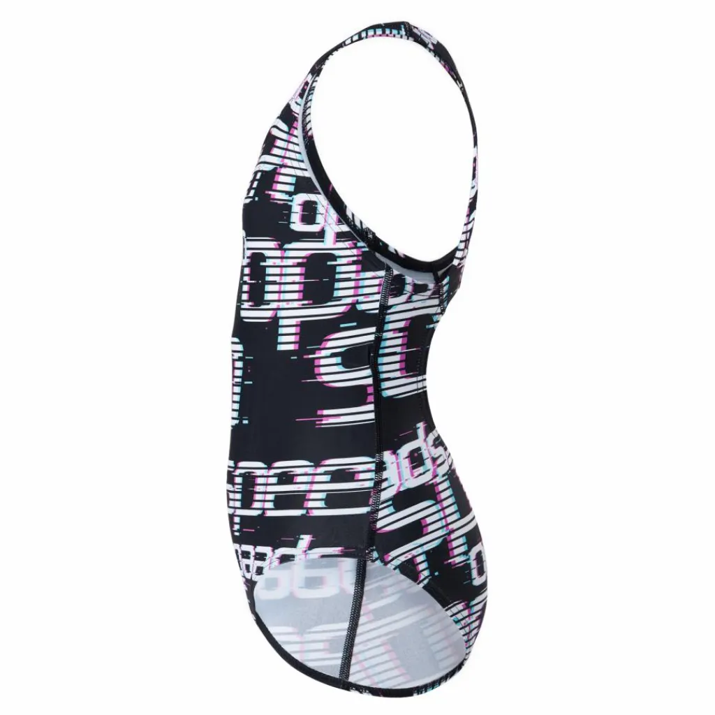 Speedo Allover Medalist White/Black*Barn Simning|Badkläder