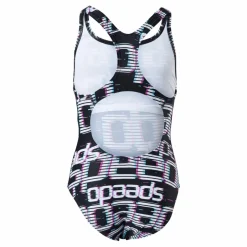 Speedo Allover Medalist White/Black*Barn Simning|Badkläder