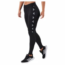 adidas Alphaskin Badge Of Sport Logo Tight Black / White* Träning|Tights