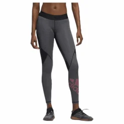 adidas Alphaskin Bos Long Tight Pink/Black* Träning|Tights