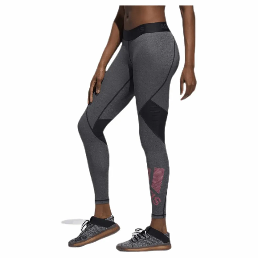 adidas Alphaskin Bos Long Tight Pink/Black* Träning|Tights