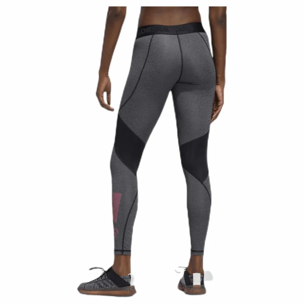 adidas Alphaskin Bos Long Tight Pink/Black* Träning|Tights