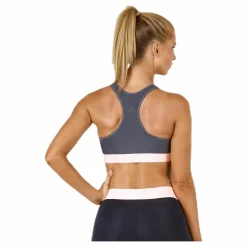 adidas Alphaskin Logo Bra Pink/Grey* Sport-Bh:Ar|Träning