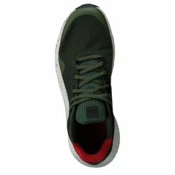 adidas Alphatorsion Shoes Wild Pine / Core Black / Vivid Red* Sneakers|Löpning