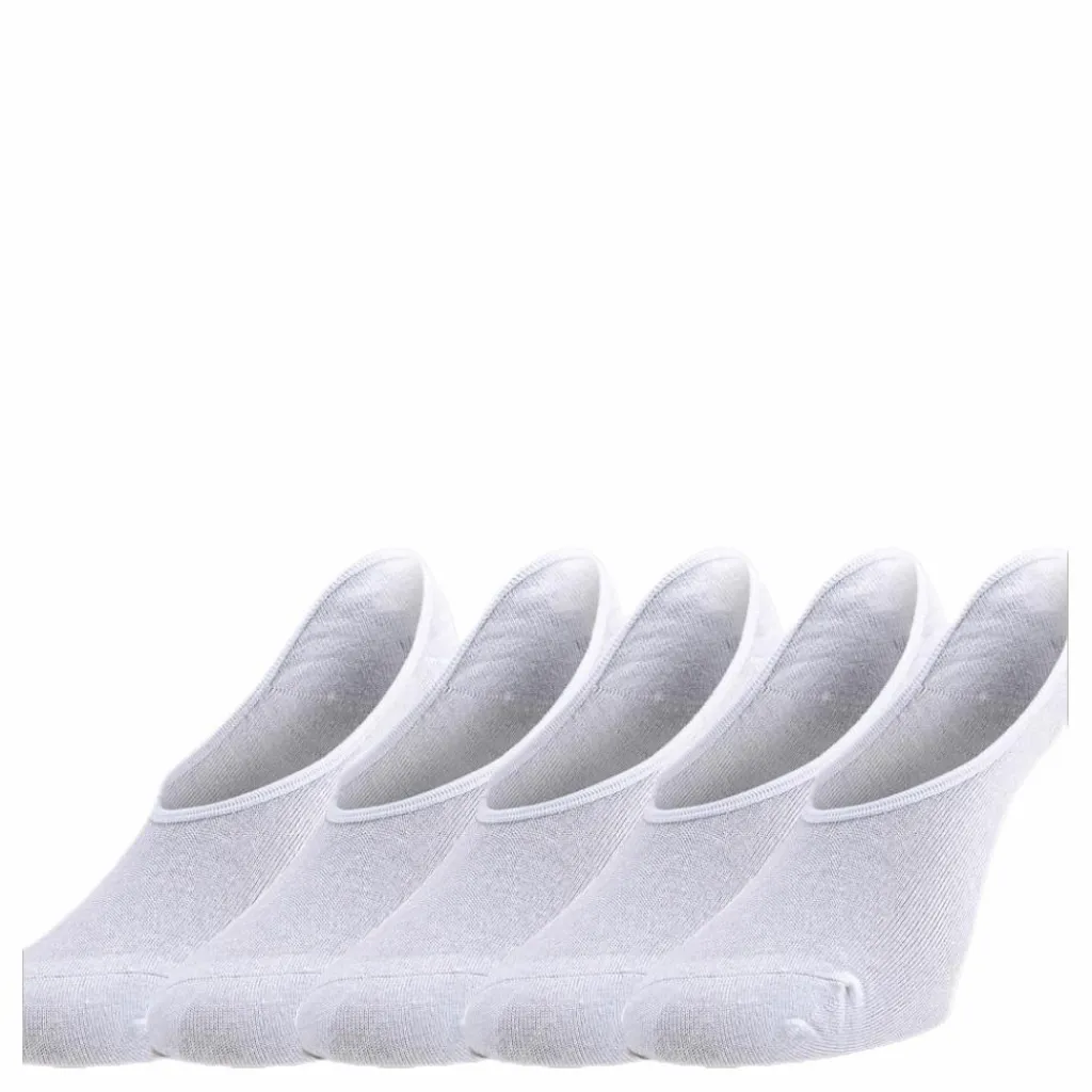Resteröds Ankle Socks Bamboo 5-pack White* Strumpor|Träning