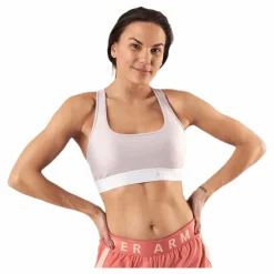 Under Armour Armour Mid Crossback Bra Pink* Sport-Bh:Ar|Löpning