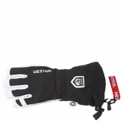 Hestra Army Leather Heli Ski Junior White/Black*Barn Alpint|Mössor Och Handskar