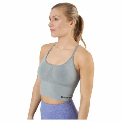 Better Bodies Astoria Seamless Bra Light Grey Melange* Sport-Bh:Ar|Träning