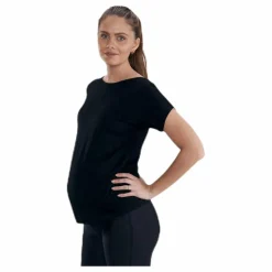 BLACC Astra Mama T-shirt Black* Träning|Mammakläder