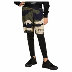 Björn Borg August 4-Way Stretch Shorts Junior Patterned*Barn Shorts|Träning