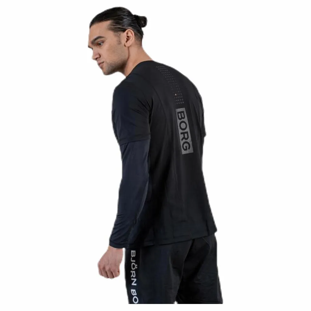 Björn Borg Avery LS Tech Tee Black* Tröjor|Träning