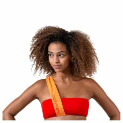 Calvin Klein Bandeau-Rp Red* Simning|Badkläder
